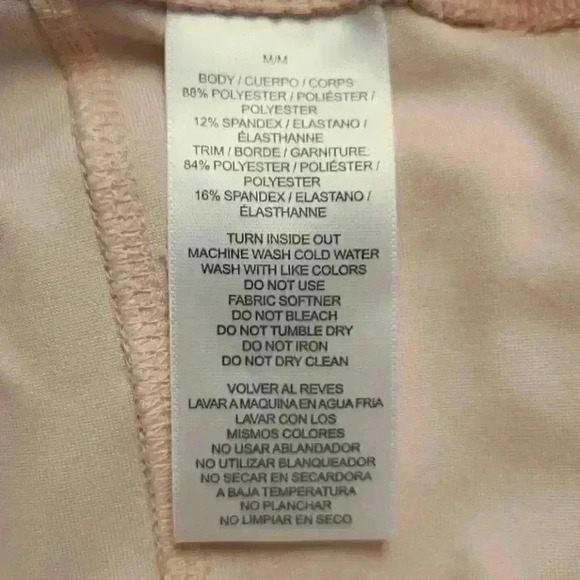 WOMENS X BY GOTTEX PINK-PEACH LEGGINGS - Picture 6 of 7